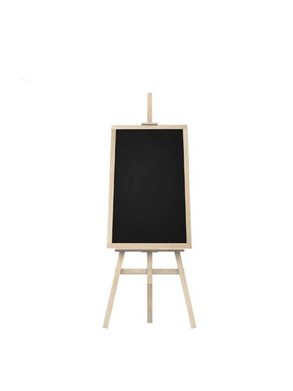 1.20 Mtr Easel Frame + 50X70 Chalk Board Combo
