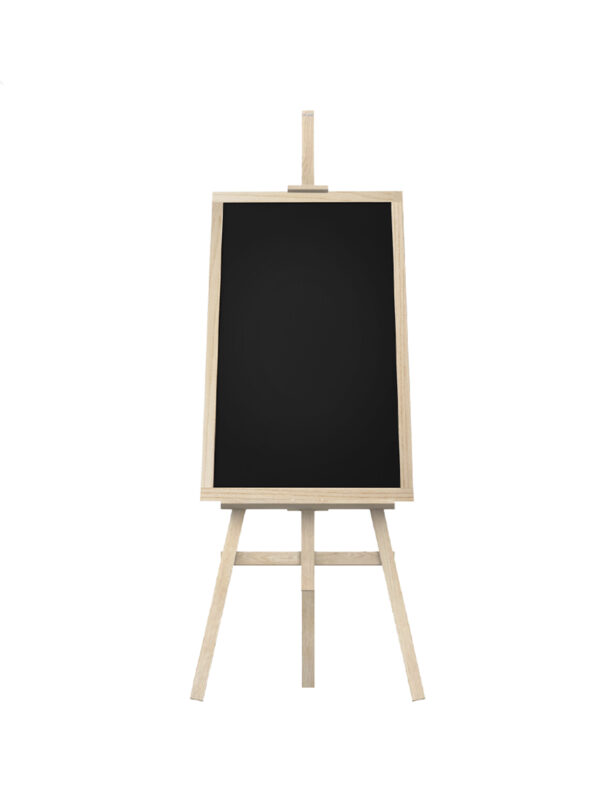 1.5 Mtr Easel Frame+ 50X70 Chalk Board